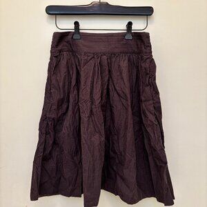 EDME & ESYLLTE purple corduroy midi skirt S 4
